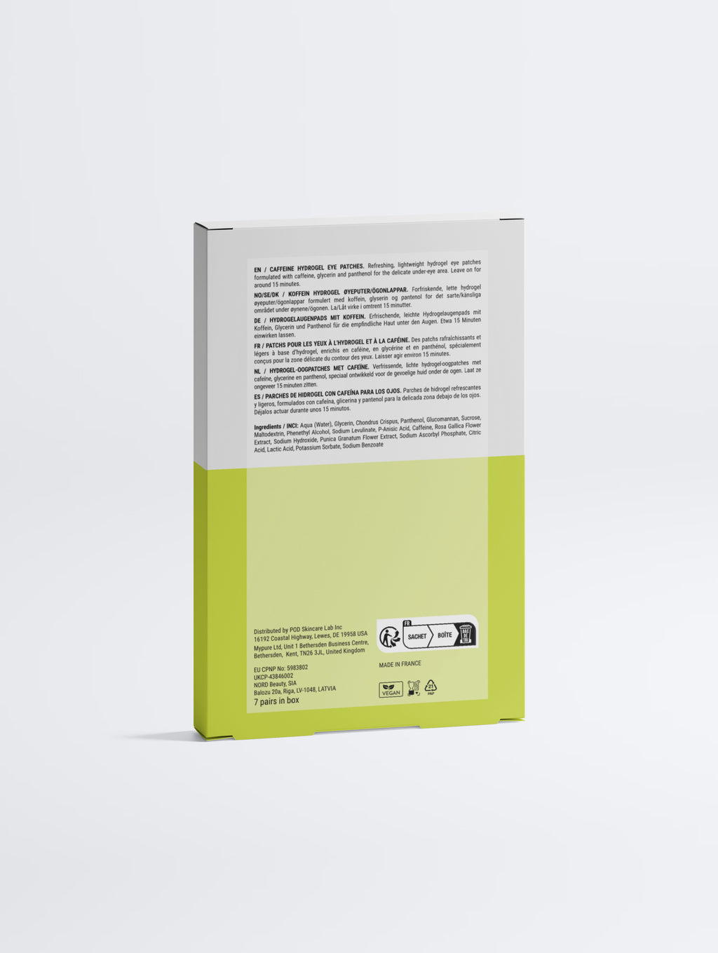 Caffeine + Vitamin C Energizing Hydrogel Eye Patches