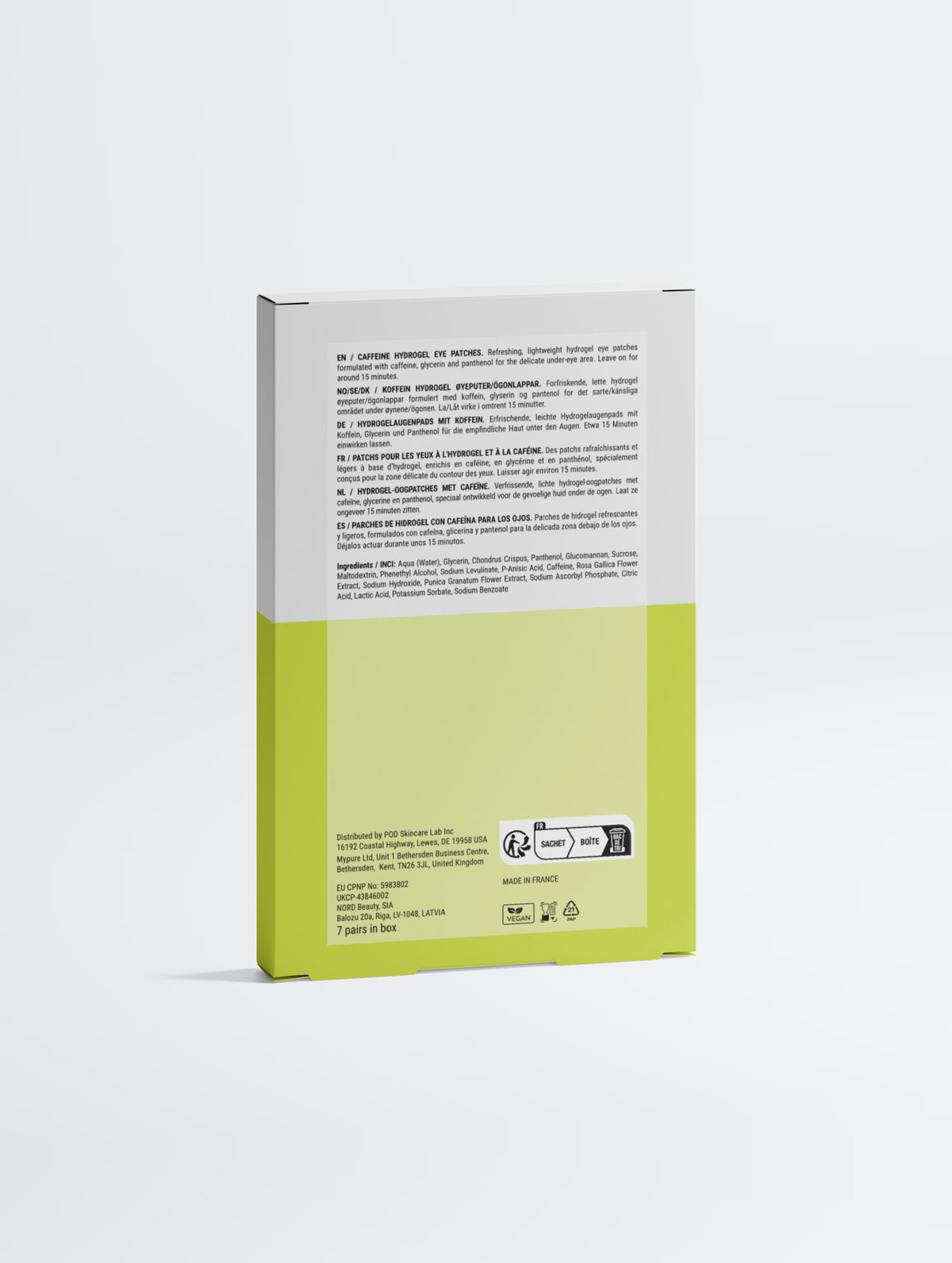 Caffeine + Vitamin C Energizing Hydrogel Eye Patches